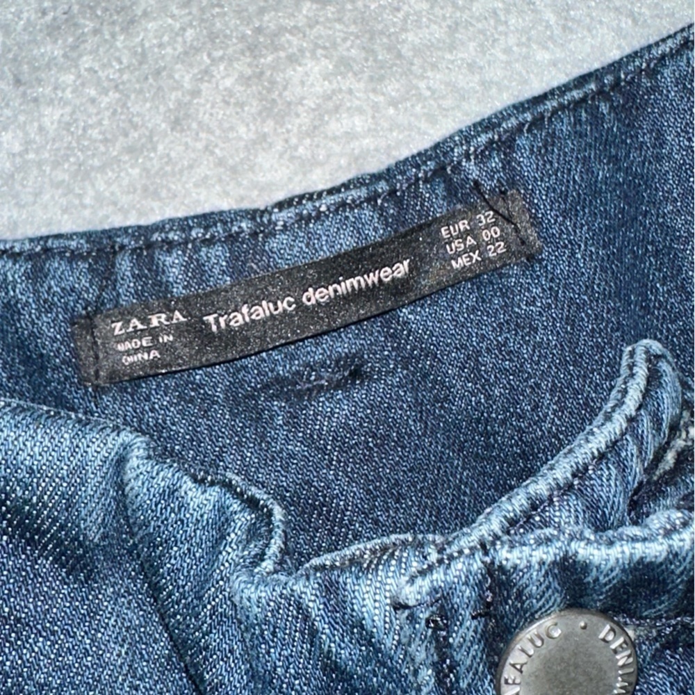 NWT Zara TRF wide leg jeans size 0 - Picture 5 of 9